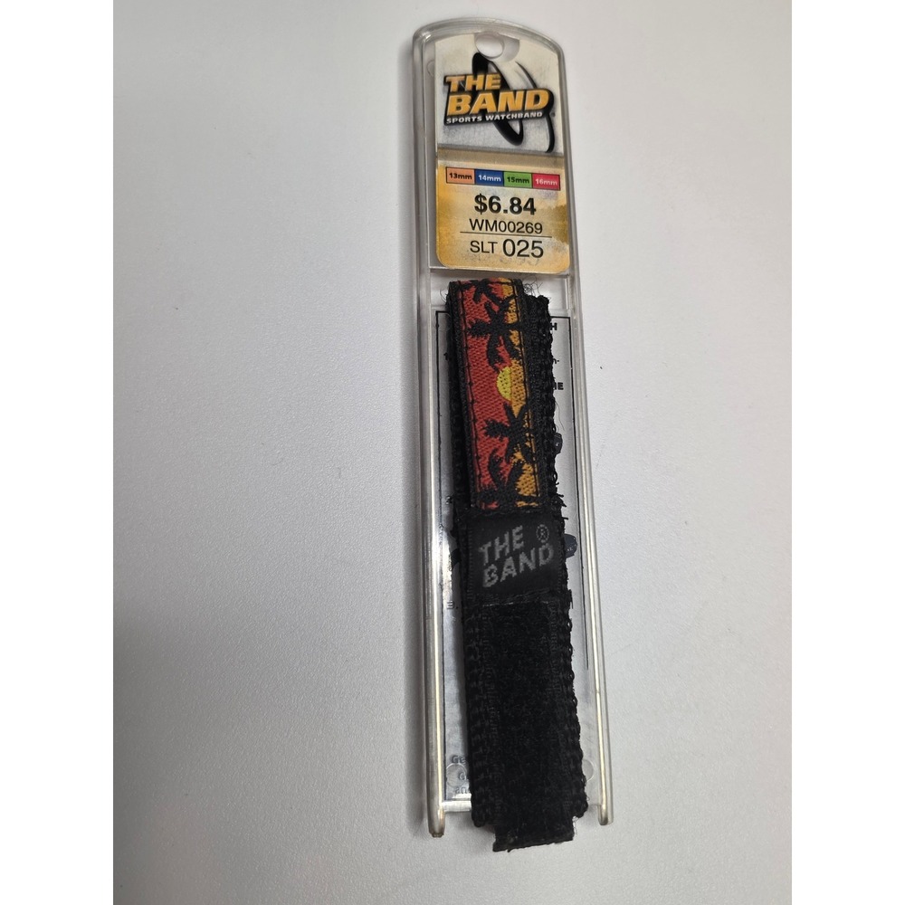 Chisco The Band 13mm Sports Watchband Sunset Palm Trees WM00269 New
